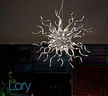 подвесной светильник ideal lux lory sp fume в Костроме