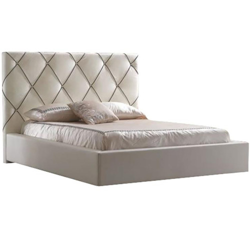 кровать двуспальная 160х200 бежевая kalibry в Костроме
