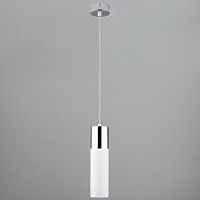 подвесной светильник eurosvet double topper 50135/1 led хром/белый в Костроме