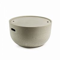 журнальный столик rhette cc0506rf03 из цемента от la forma (ex julia grup). с емкостью для хранения. в Костроме