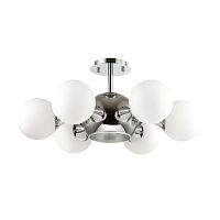 потолочная люстра odeon light miolla 3972/7c белая в Костроме