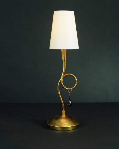 настольная лампа mantra paola painted gold 3545 в Костроме
