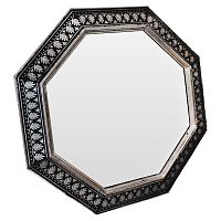 зеркало восьмиугольное черное с орнаментом silver ornaments в Костроме