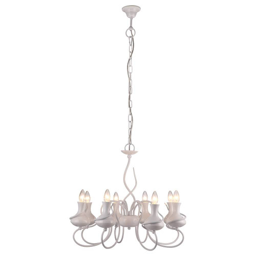 подвесная люстра arte lamp vaso a6819lm-8wh в Костроме