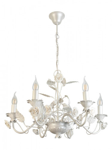 подвесная люстра toplight lynda tl5910d-05wh в Костроме
