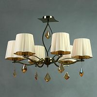 подвесная люстра brizzi bx03203/6 bronze cream в Костроме