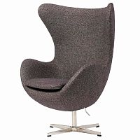 кресло egg chair серое в Костроме