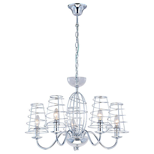 подвесная люстра arte lamp cage a4320lm-5cc в Костроме