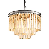 подвесной светильник odeon 6 chrome/amber от delight collection в Костроме