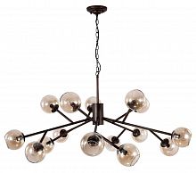 подвесная люстра crystal lux bueno sp-pl15 янтарная в Костроме