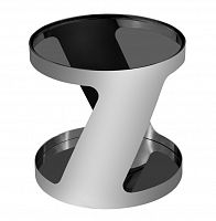 столик журнальный height black silver хром в Костроме