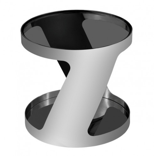 столик журнальный height black silver хром в Костроме