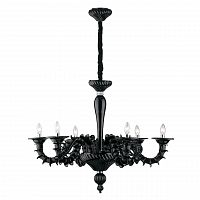 подвесная люстра ideal lux ca rezzonico sp6 nero в Костроме