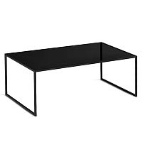 стол журнальный london lite black черное стекло в Костроме