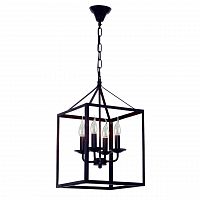 дизайнерская подвесная люстра spot light cage 9810404 черная в Костроме