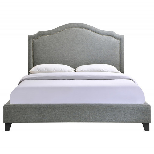 кровать двуспальная 180х200 серая cassis upholstered в Костроме