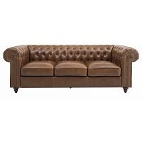 диван chester classic трехместный прямой бежевый в Костроме