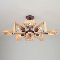 потолочная люстра eurosvet klark 70056/8 кофе в Костроме
