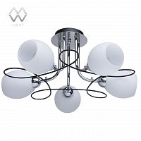 потолочная люстра mw-light альфа 324013405 белая в Костроме