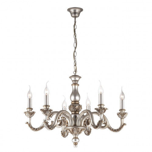 подвесная люстра ideal lux giglio sp6 argento в Костроме