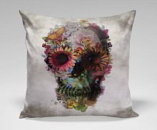 подушка flower skull by ali gulec в Костроме