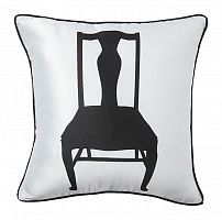подушка с изображением стула chair white в Костроме