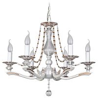 подвесная люстра idlamp eloisa 259/6-whiteplatina в Костроме