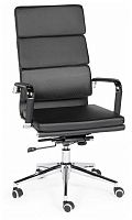 кресло для руководителя norden chairs зуум, обивка: искусственная кожа, цвет: экокожа черная в Костроме