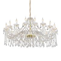 подвесная люстра omnilux ladispoli oml-89003-20 прозрачная в Костроме