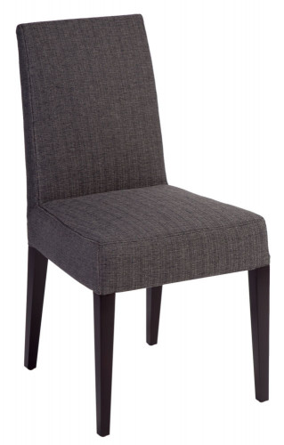 стул aylso dining chair кожа тёмно-серая в Костроме