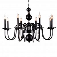 подвесная люстра newport 32208/c black черная в Костроме