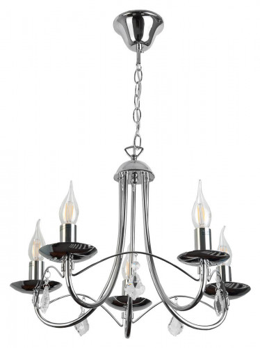 подвесная люстра toplight lily tl6020d-05ch в Костроме