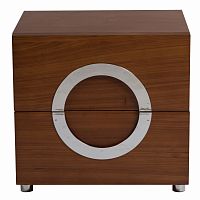тумбочка stella walnut коричневая в Костроме