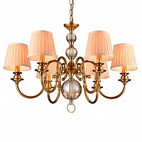 подвесная люстра newport 3106 b/c бронза в Костроме