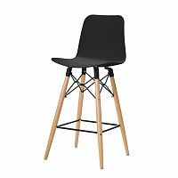 полубарный стул eiffel (eames style) черный в Костроме