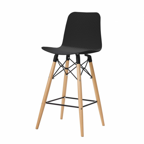 полубарный стул eiffel (eames style) черный в Костроме