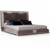 кровать двуспальная 180х200 серая tecni nova wood в Костроме