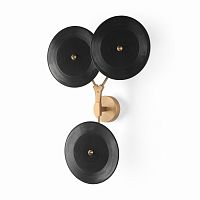настенный светильник branching discs чёрный в Костроме