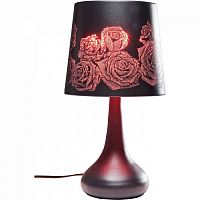 лампа настольная rose мультиколор с рисунком розы в Костроме