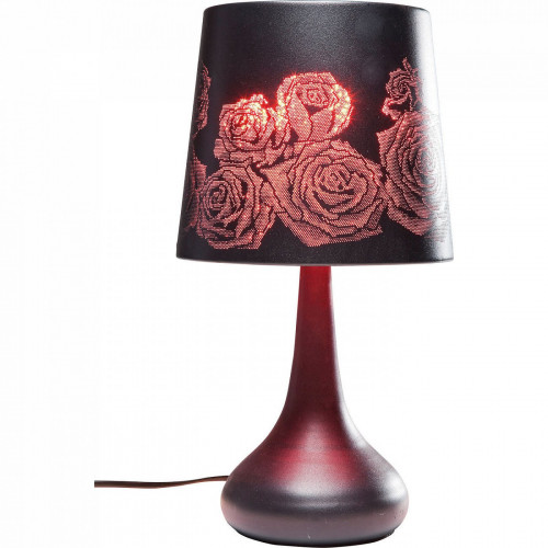 лампа настольная rose мультиколор с рисунком розы в Костроме
