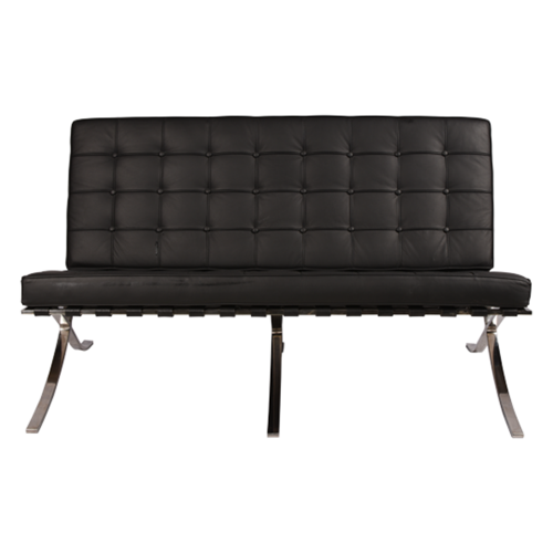 диван barcelona style loveseat sofa прямой черный в Костроме