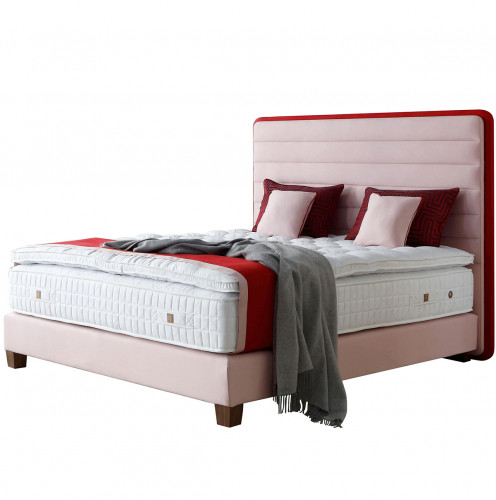 кровать двуспальная 160х200 розовая lounge headboard в Костроме