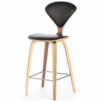 барный стул cherner с обивкой черный в Костроме