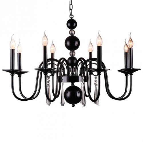 подвесная люстра newport 32208/c black в Костроме