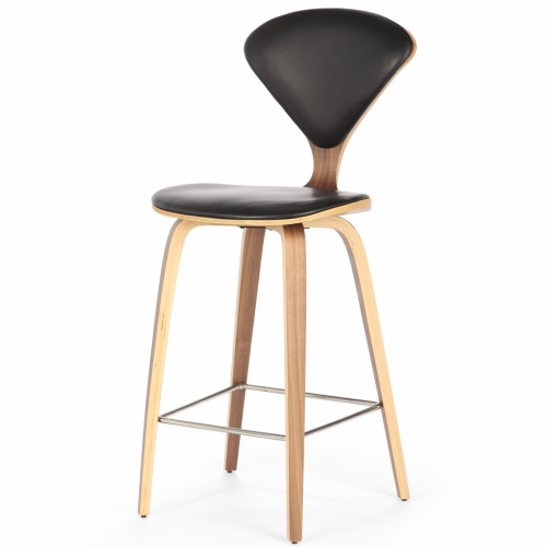 барный стул cherner с обивкой черный в Костроме