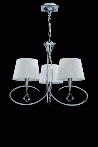 подвесная люстра mantra mara chrome - white 1640 в Костроме