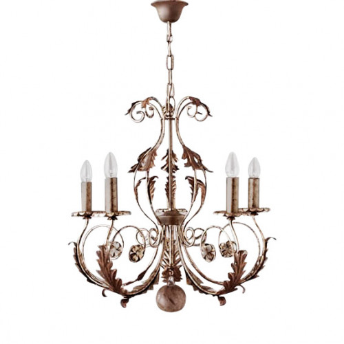 люстра 4962/5_v0580 от mm lampadari коричневая в Костроме