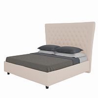 кровать большая 200х200 quick sand светло-бежевая в Костроме