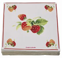 салфетки бумажные клубника comptoir de famille в Костроме