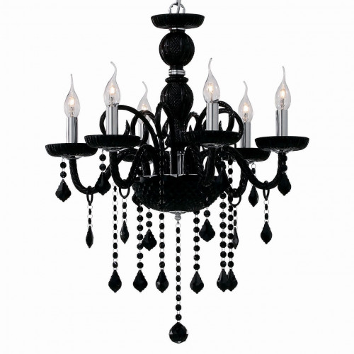подвесная люстра ideal lux giudecca sp6 nero в Костроме